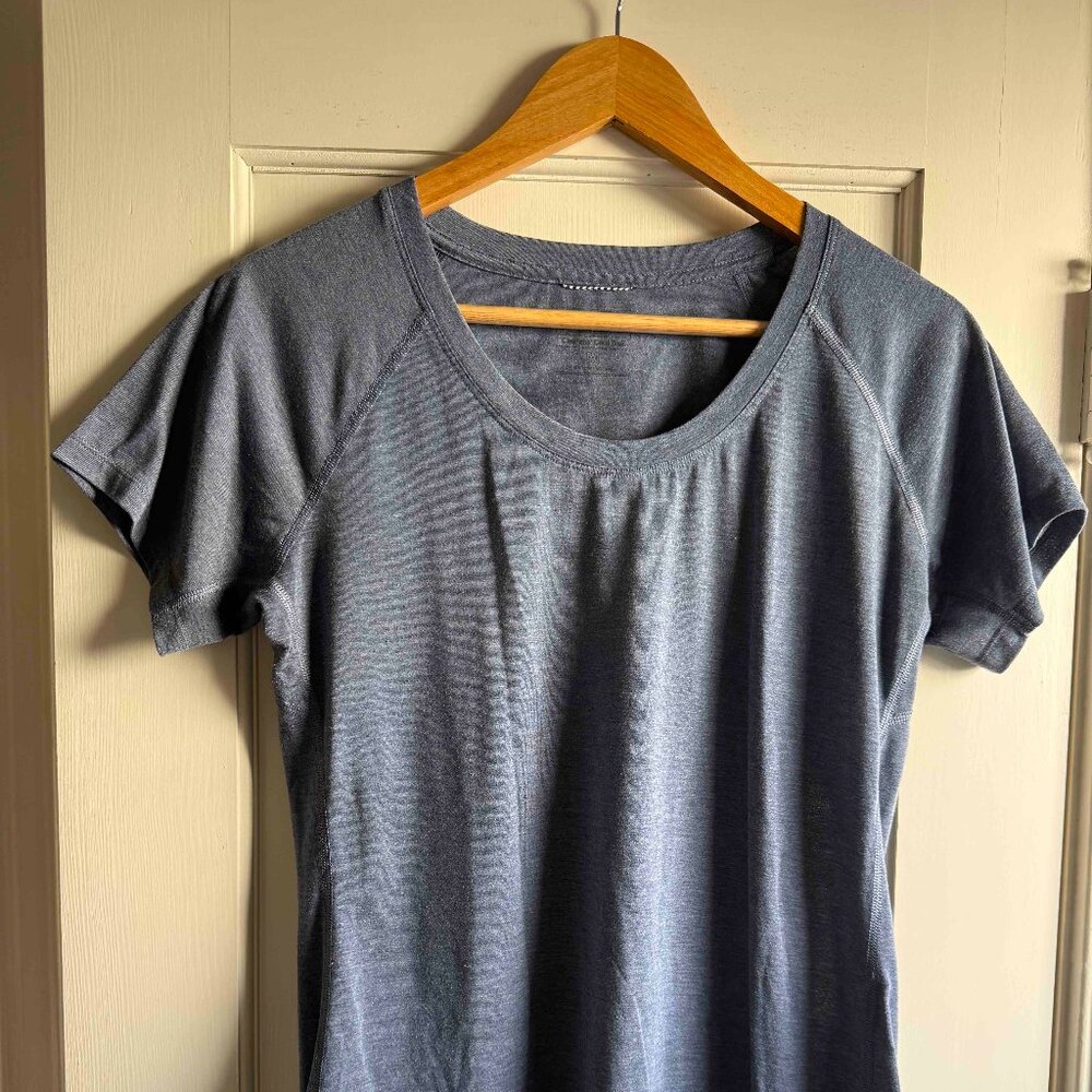 Patagonia Women's Blue Medium Capilene Cool Trail Short Sleeve T-Shirt